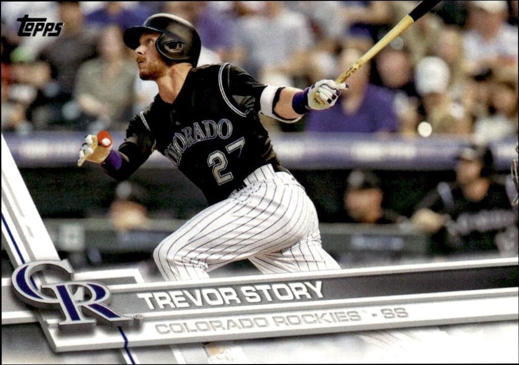 2017 Topps Series 1 Trevor Story #42 trading card