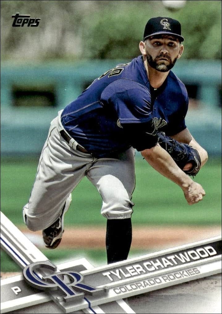 Tyler Chatwood 2017 Topps #311 Baseball Trading Card - Front 2017 Topps Tyler Chatwood #311 baseball trading card front