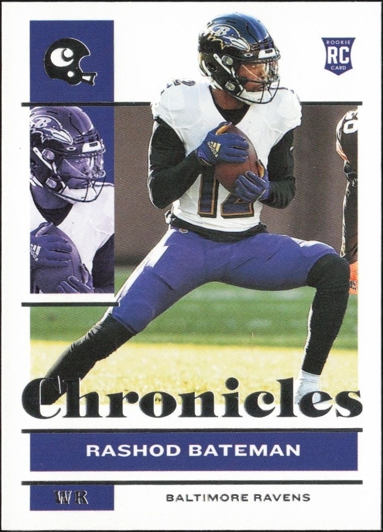 2021 Panini Chronicles Rashod Bateman #8 trading card