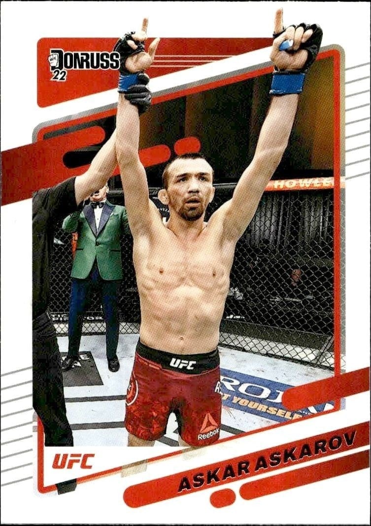 Askar Askarov 2022 Donruss Ufc #93 MMA Trading Card - Front 2022 Donruss Ufc Askar Askarov #93 mma trading card front