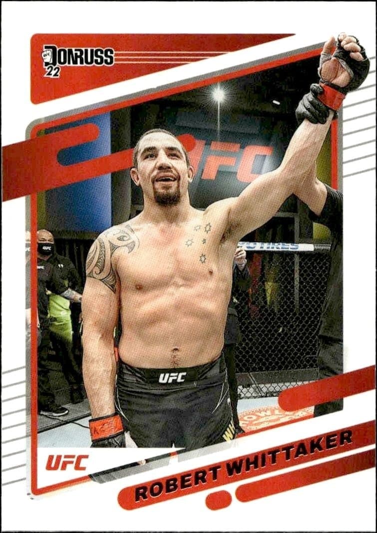 2022 Donruss UFC Robert Whittaker #28 trading card