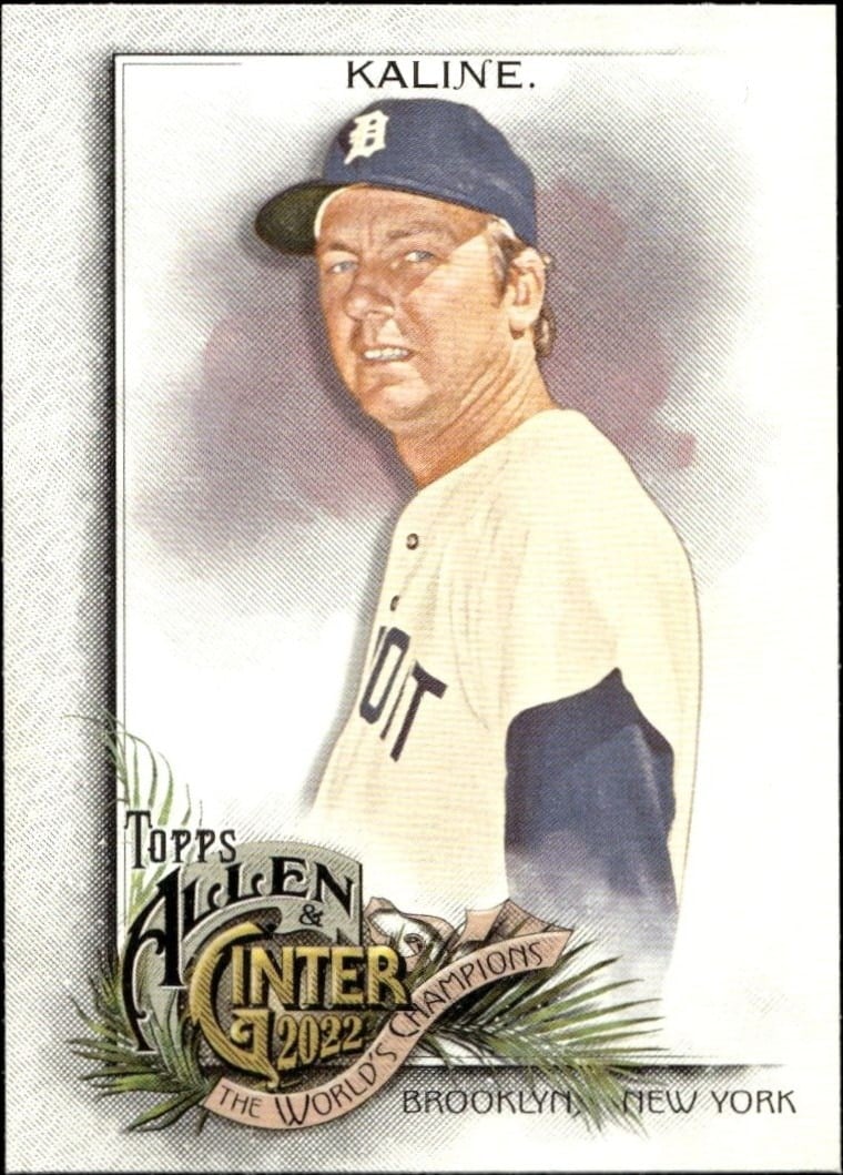Al Kaline 2022 Topps Allen & Ginter #59 Baseball Trading Card - Front 2022 Topps Allen & Ginter Al Kaline #59 baseball trading card front