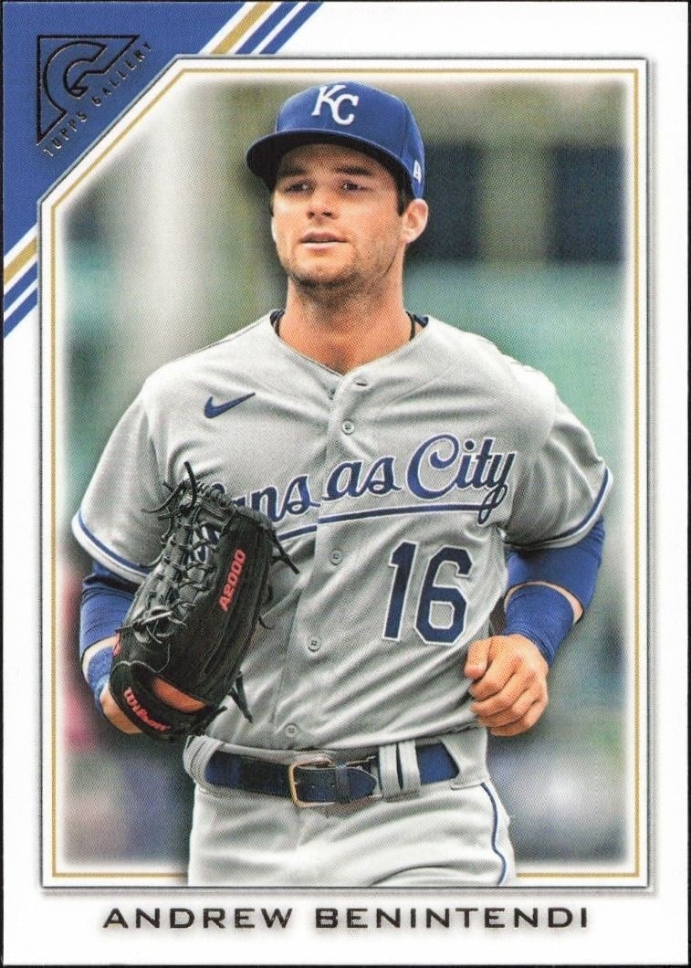 Andrew Benintendi 2022 Topps Gallery #99 Baseball Trading Card - Front 2022 Topps Gallery Andrew Benintendi #99 baseball trading card front