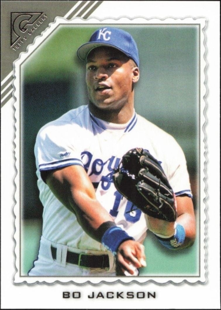 Bo Jackson 2022 Topps Gallery #108 Baseball Trading Card - Front 2022 Topps Gallery Bo Jackson #108 baseball trading card front