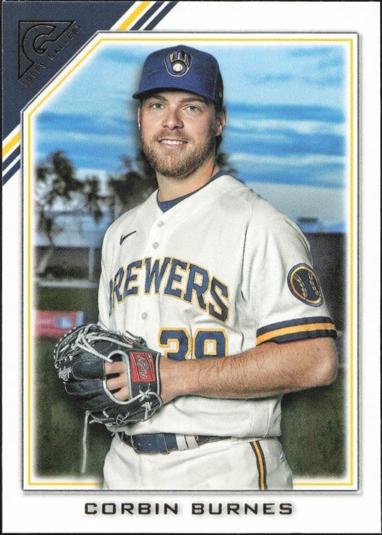 2022 Topps Gallery Corbin Burnes #103 trading card