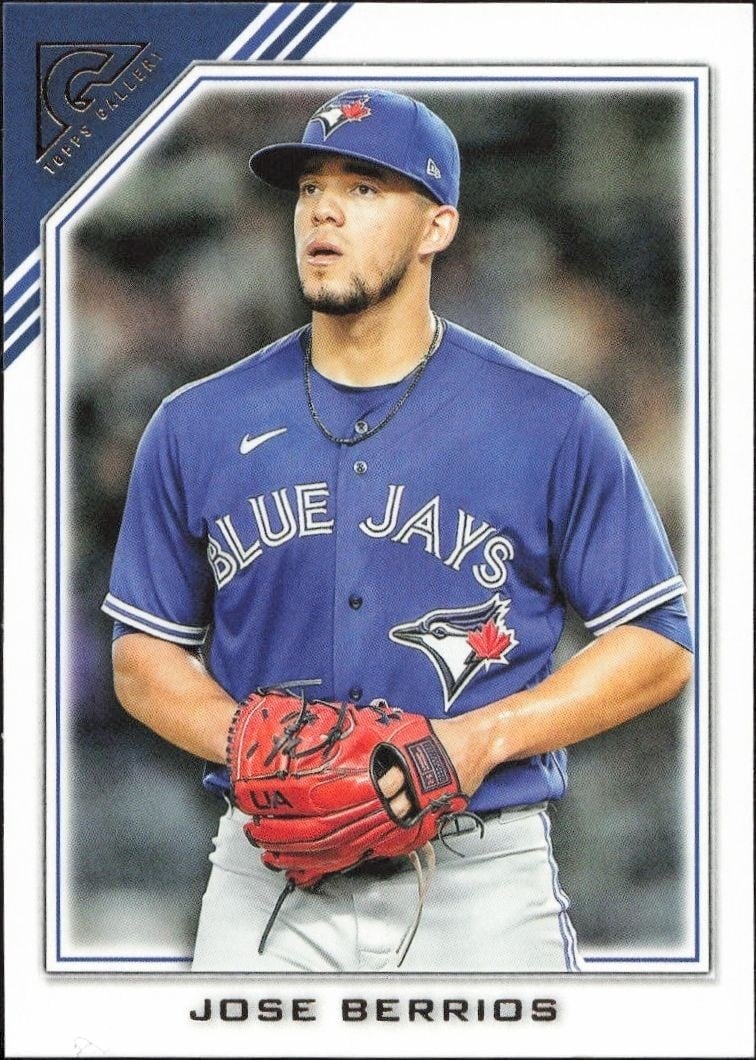 Jose Berrios 2022 Topps Gallery #180 Baseball Trading Card - Front 2022 Topps Gallery Jose Berrios #180 baseball trading card front