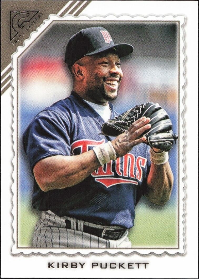 Kirby Puckett 2022 Topps Gallery #112 Baseball Trading Card - Front 2022 Topps Gallery Kirby Puckett #112 baseball trading card front