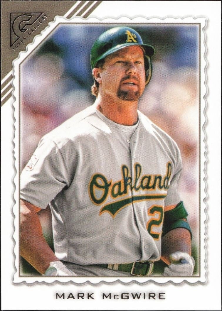 Mark McGwire 2022 Topps Gallery #165 Baseball Trading Card - Front 2022 Topps Gallery Mark McGwire #165 baseball trading card front