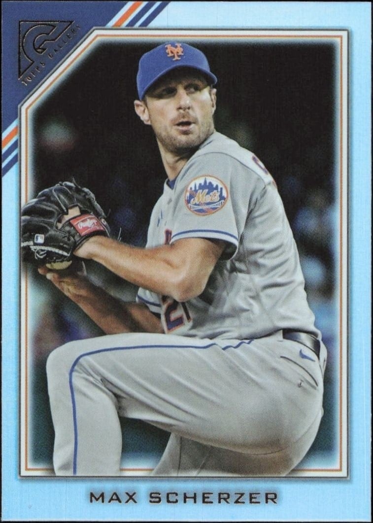 Max Scherzer 2022 Topps Gallery #127 Baseball Trading Card - Front 2022 Topps Gallery Max Scherzer #127 baseball trading card front