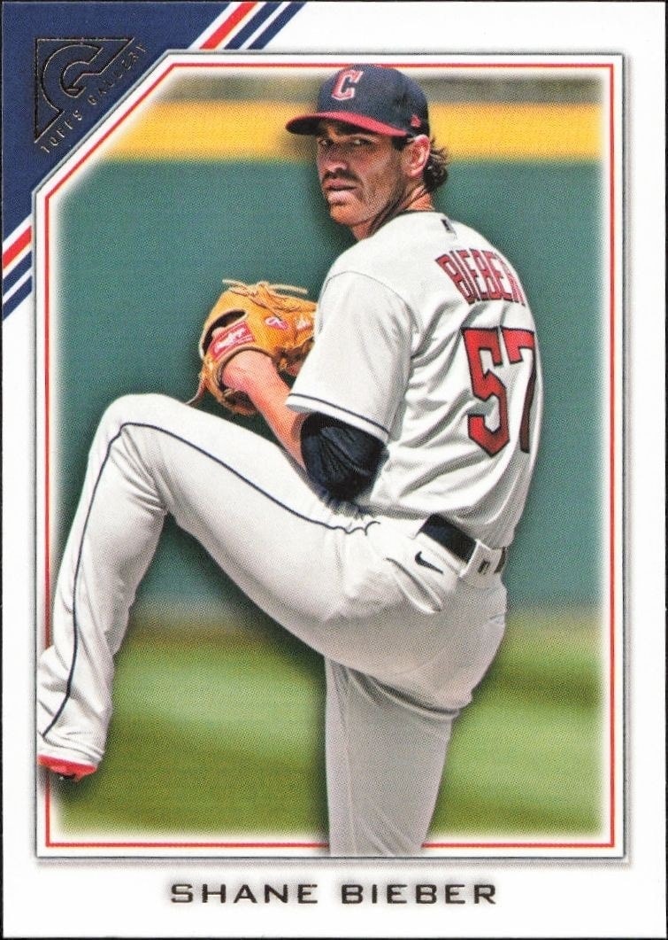 2022 Topps Gallery Shane Bieber #140 trading card