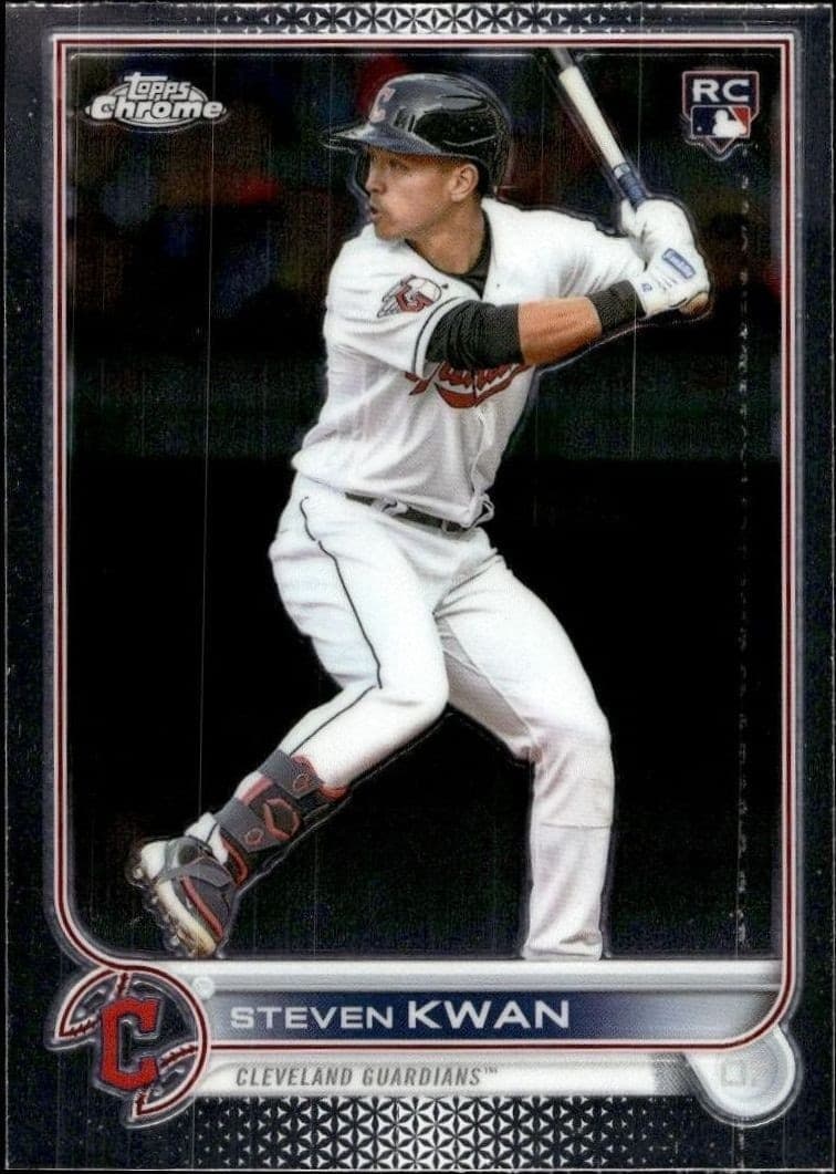2022 Topps Chrome Update Steven Kwan #USC85 trading card
