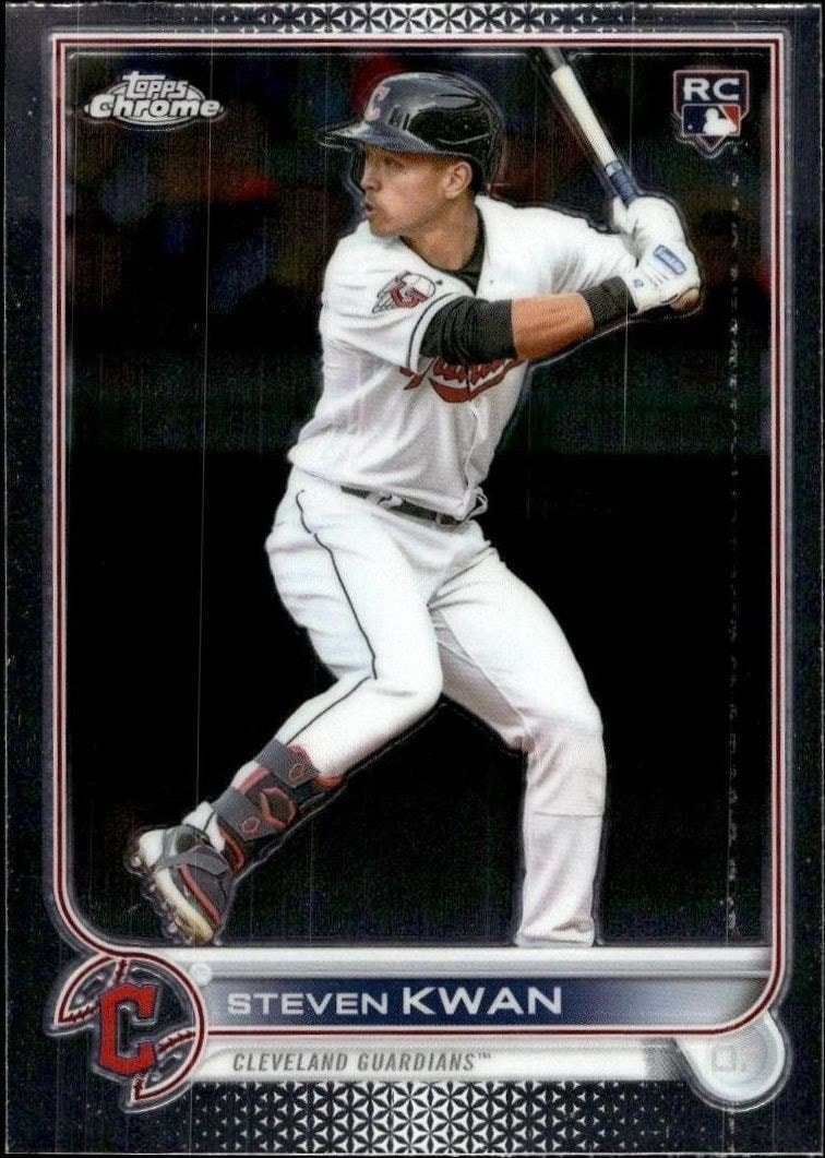 2022 Topps Chrome Update Steven Kwan #USC85 trading card