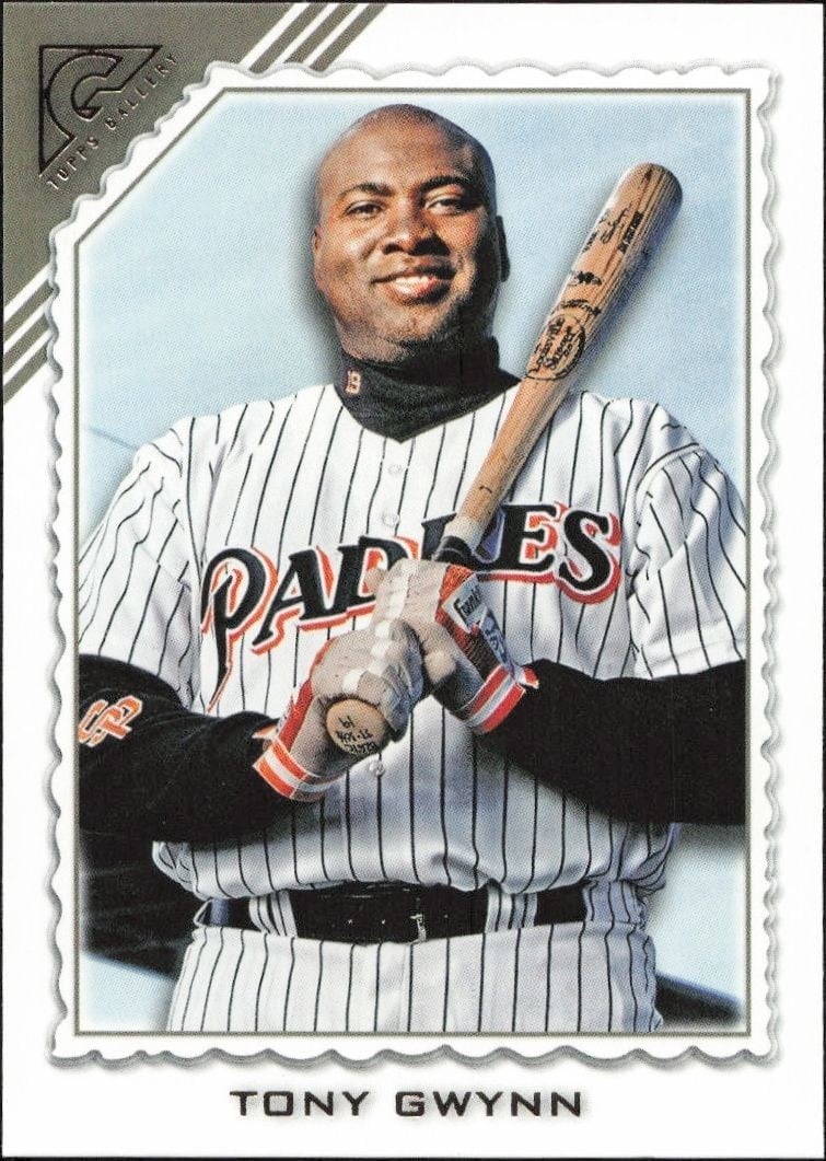 Tony Gwynn 2022 Topps Gallery #34 Baseball Trading Card - Front 2022 Topps Gallery Tony Gwynn #34 baseball trading card front