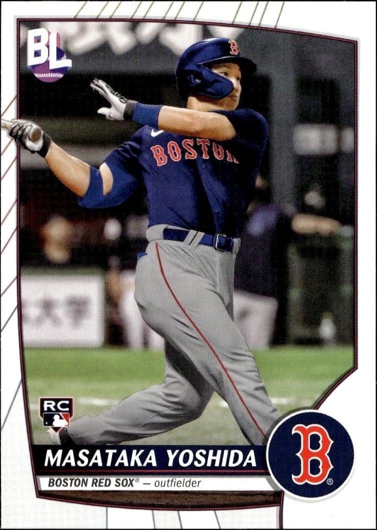 Masataka Yoshida 2023 Topps Big League #115 Baseball Trading Card - Front 2023 Topps Big League Masataka Yoshida #115 baseball trading card front