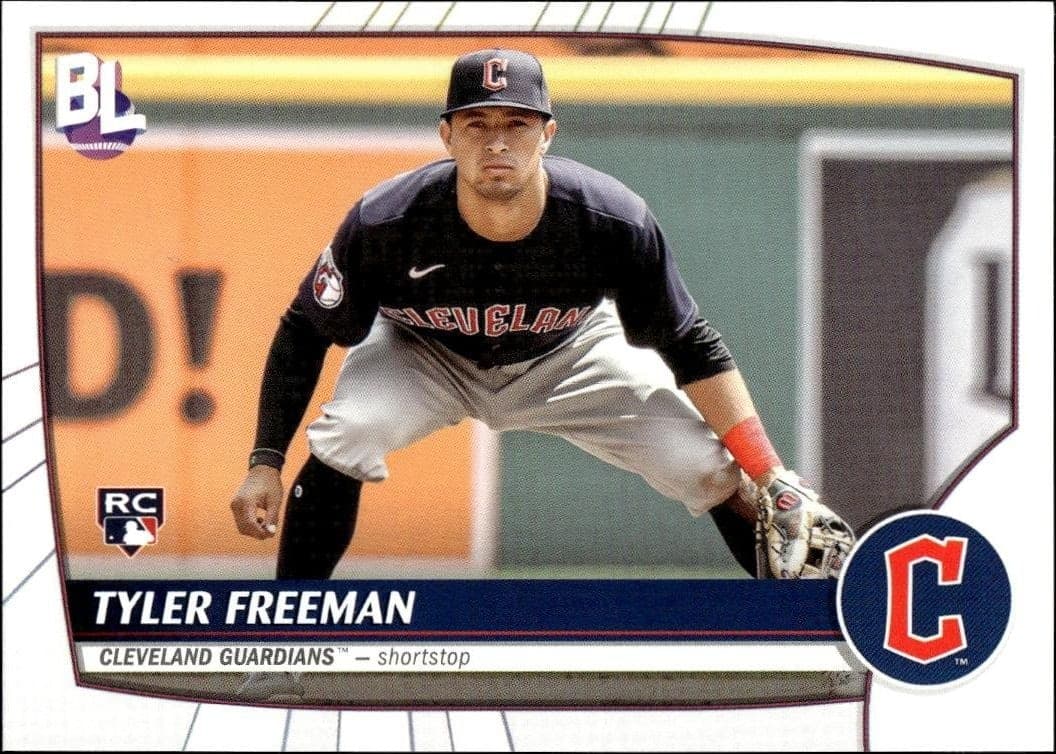 2023 Topps Big League Tyler Freeman #4 trading card