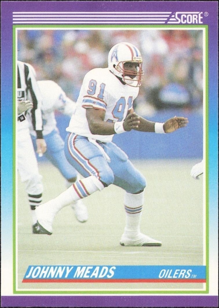 1990 Score Johnny Meads #492 trading card