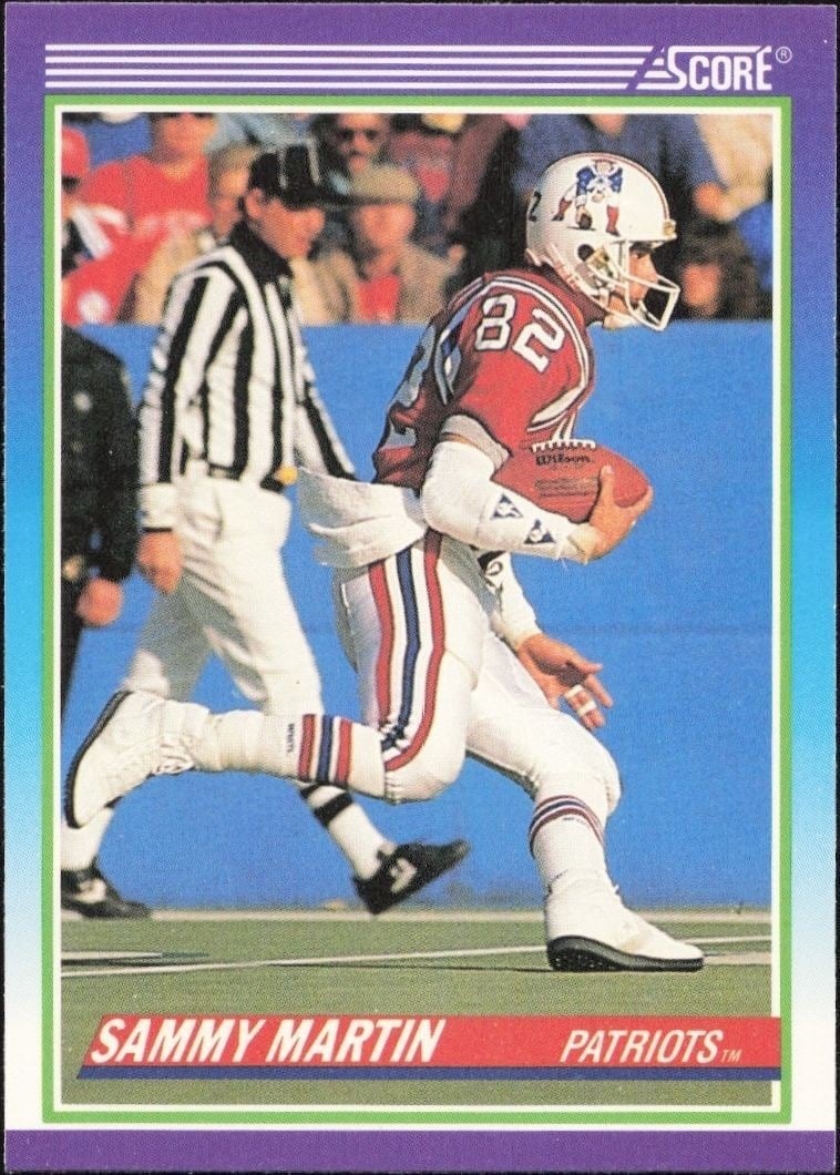 1990 Score Sammy Martin #444 trading card
