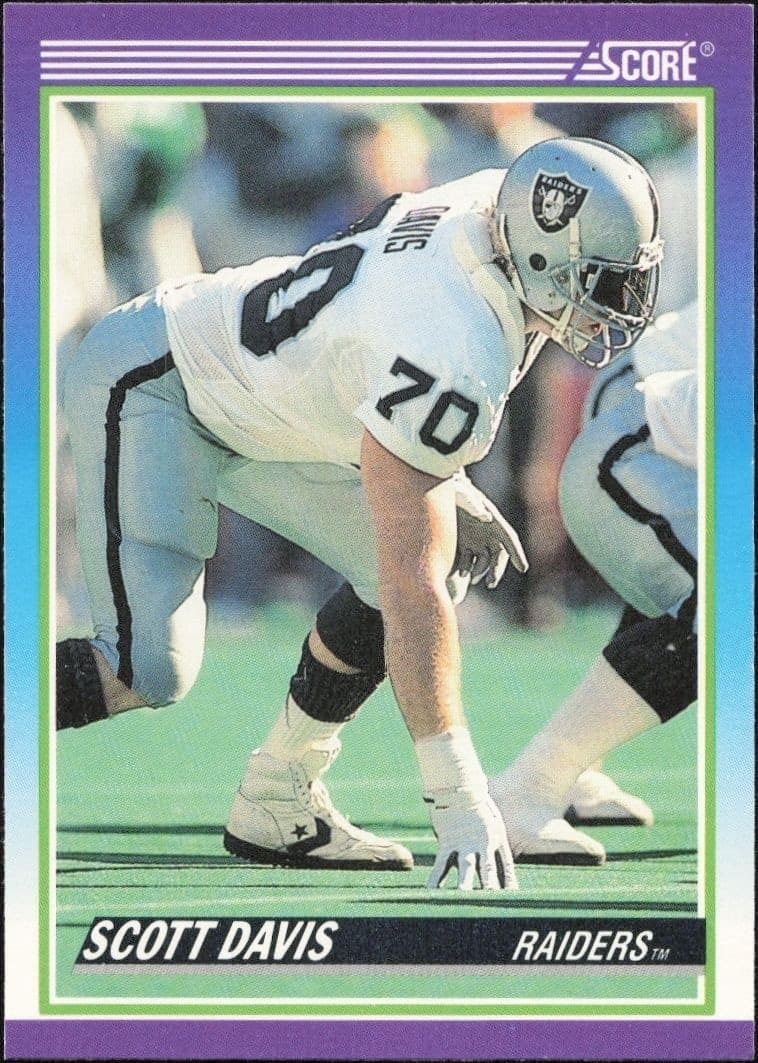 1990 Score Scott Davis #488 trading card