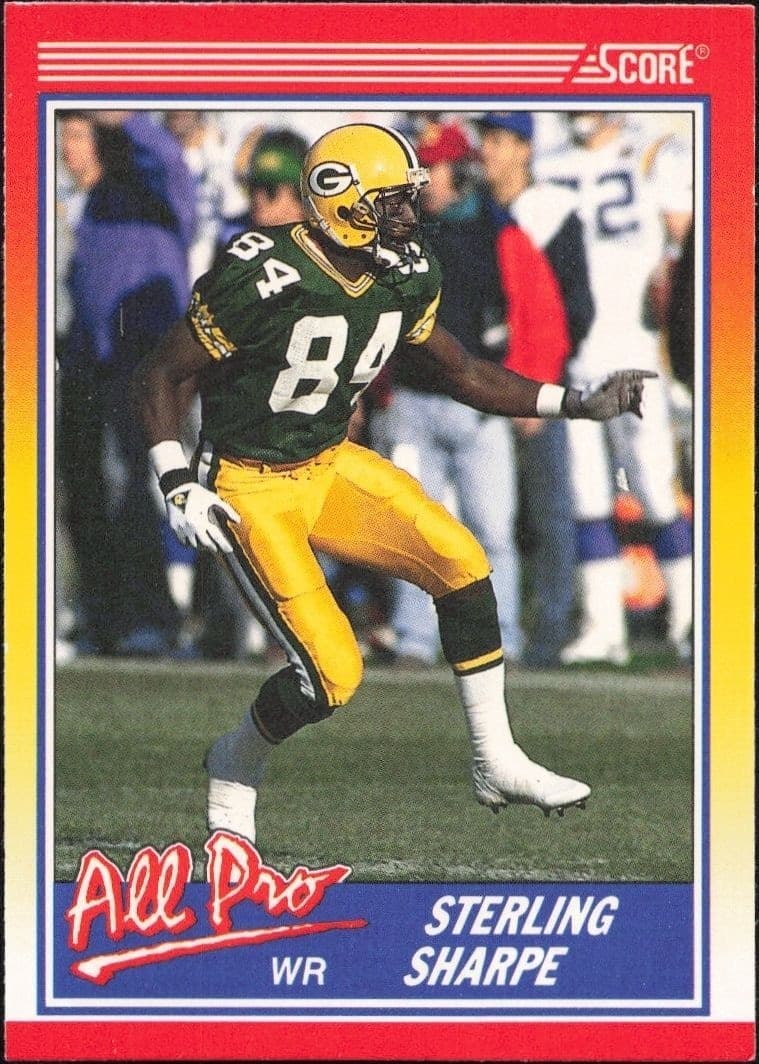 1990 Score Sterling Sharpe #589 trading card