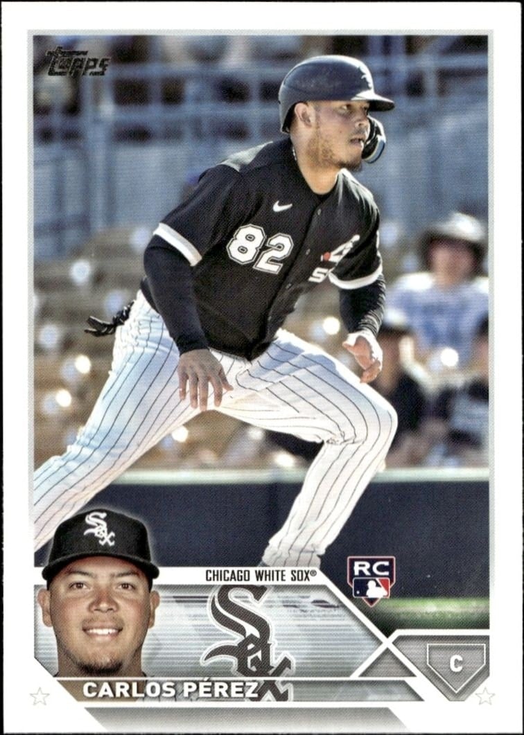 Carlos Perez 2023 Topps Series 2 #452 Baseball Trading Card - Front 2023 Topps Series 2 Carlos Perez #452 baseball trading card front