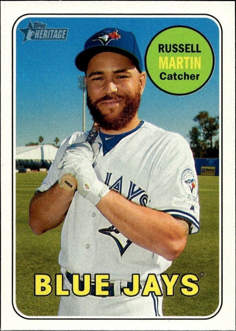 2018 Topps Heritage Russell Martin #277 trading card