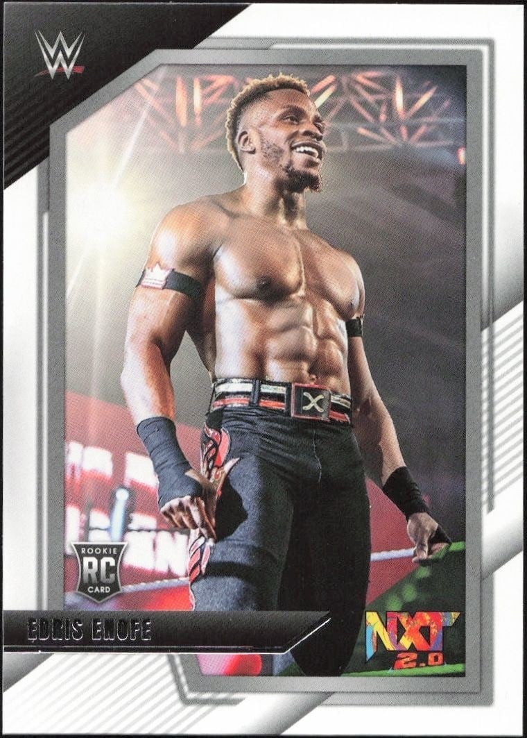 Edris Enofe 2022 Panini NXT 2.0 WWE #82 Wrestling Trading Card - Front 2022 Panini NXT 2.0 WWE Edris Enofe #82 wrestling trading card front