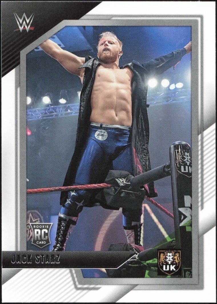 Jack Starz 2022 Panini NXT 2.0 WWE #9 Wrestling Trading Card - Front 2022 Panini NXT 2.0 WWE Jack Starz #9 wrestling trading card front