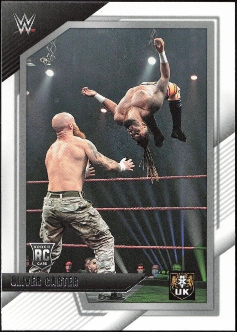 Oliver Carter 2022 Panini NXT 2.0 WWE #19 Wrestling Trading Card - Front 2022 Panini NXT 2.0 WWE Oliver Carter #19 wrestling trading card front