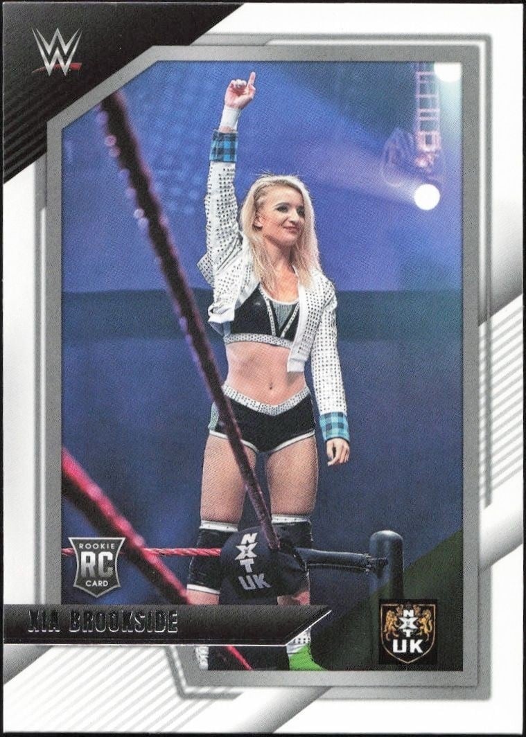 Xia Brookside 2022 Panini NXT 2.0 WWE #8 Wrestling Trading Card - Front 2022 Panini NXT 2.0 WWE Xia Brookside #8 wrestling trading card front