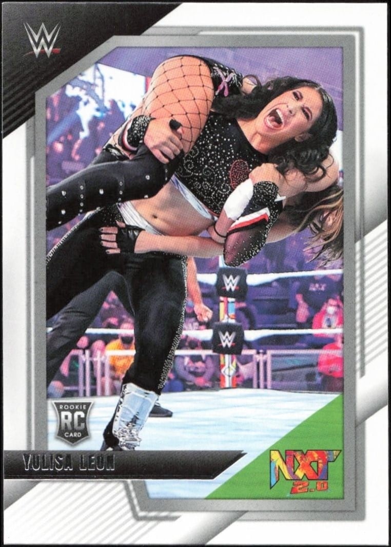 Yulisa Leon 2022 Panini NXT 2.0 WWE #92 Wrestling Trading Card - Front 2022 Panini NXT 2.0 WWE Yulisa Leon #92 wrestling trading card front