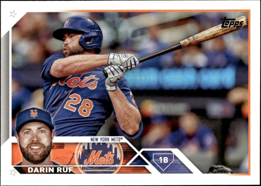 Darin Ruf 2023 Topps #70 Baseball Trading Card - Front 2023 Topps Darin Ruf #70 baseball trading card front