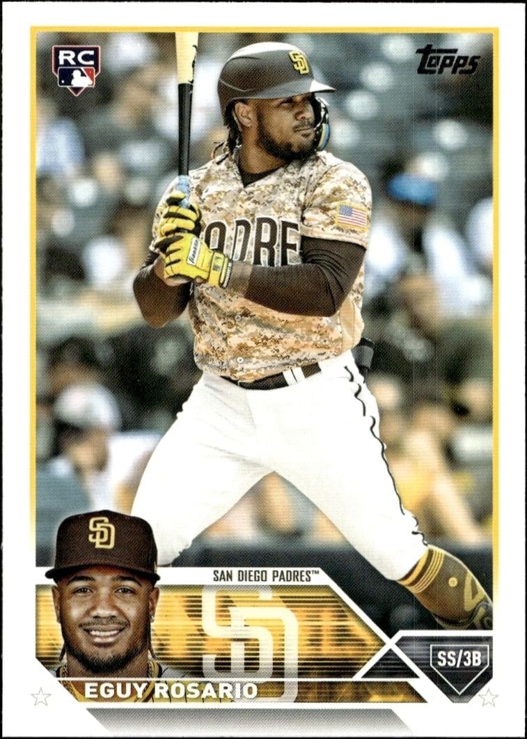 Eguy Rosario 2023 Topps Series 2 #576 Baseball Trading Card - Front 2023 Topps Series 2 Eguy Rosario #576 baseball trading card front