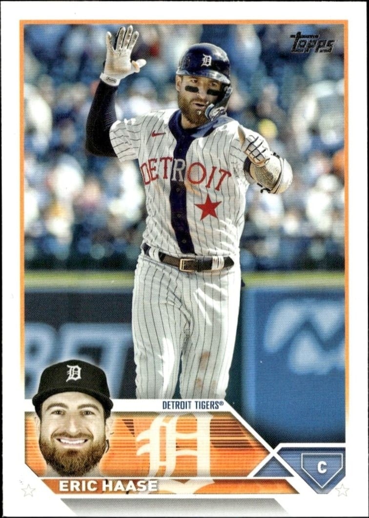 Eric Haase 2023 Topps Series 2 #591 Baseball Trading Card - Front 2023 Topps Series 2 Eric Haase #591 baseball trading card front