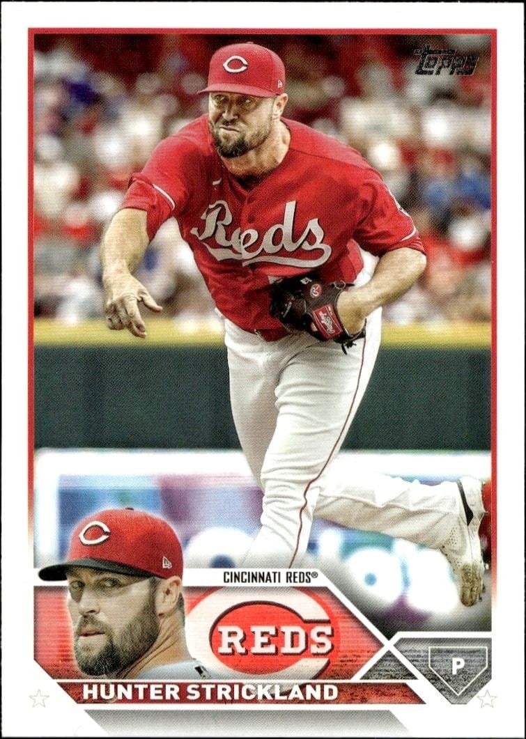 Hunter Strickland 2023 Topps Series 2 #652 Baseball Trading Card - Front 2023 Topps Series 2 Hunter Strickland #652 baseball trading card front