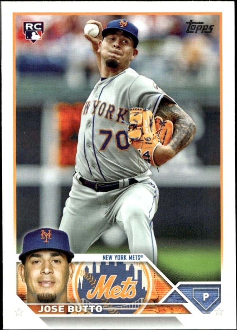 Jose Butto 2023 Topps Series 2 #615 Baseball Trading Card - Front 2023 Topps Series 2 Jose Butto #615 baseball trading card front