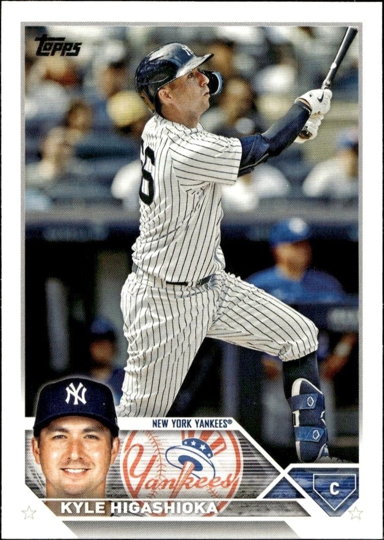 Kyle Higashioka 2023 Topps Series 2 #646 Baseball Trading Card - Front 2023 Topps Series 2 Kyle Higashioka #646 baseball trading card front