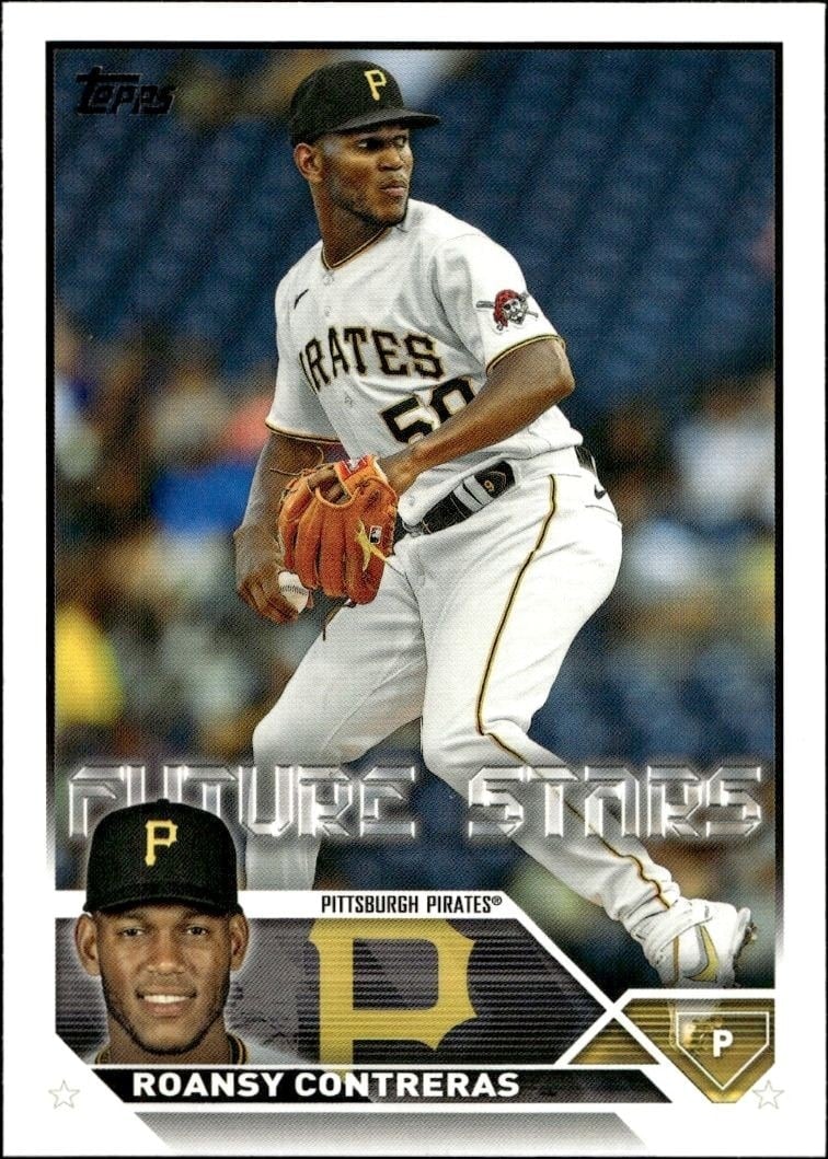 Roansy Contreras 2023 Topps Series 2 #559 Baseball Trading Card - Front 2023 Topps Series 2 Roansy Contreras #559 baseball trading card front