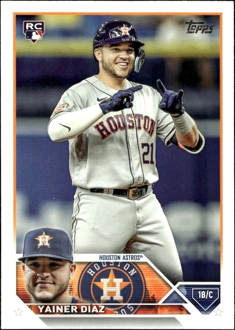 Yainer Diaz 2023 Topps Series 2 #635 Baseball Trading Card - Front 2023 Topps Series 2 Yainer Diaz #635 baseball trading card front