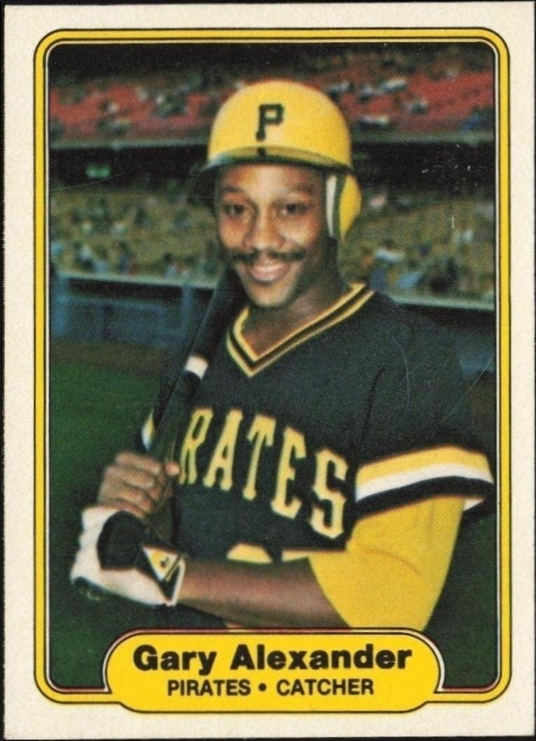 Gary Alexander 1982 Fleer #475 Baseball Trading Card - Front 1982 Fleer Gary Alexander #475 baseball trading card front