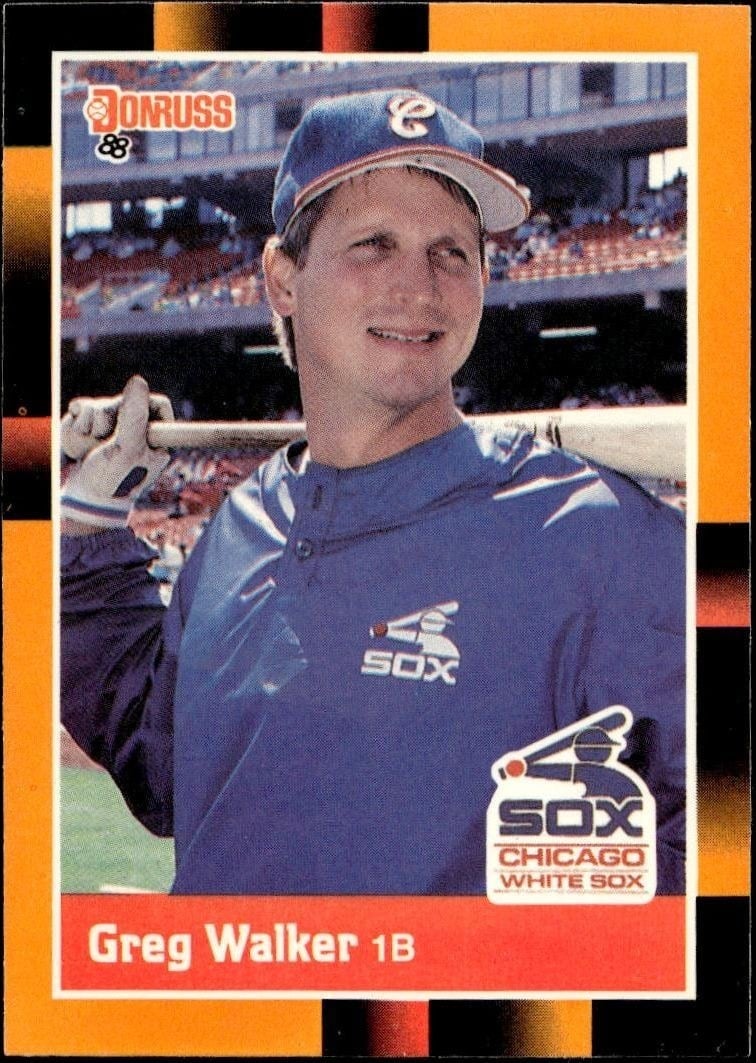 Greg Walker 1988 Donruss Baseball's Best #193 Baseball Trading Card - Front 1988 Donruss Baseball's Best Greg Walker #193 baseball trading card front