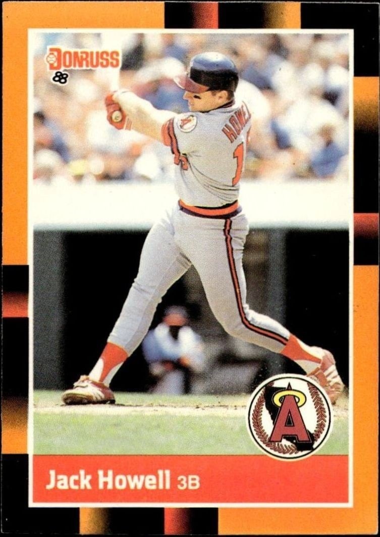 Jack Howell 1988 Donruss Baseball's Best #59 Baseball Trading Card - Front 1988 Donruss Baseball's Best Jack Howell #59 baseball trading card front