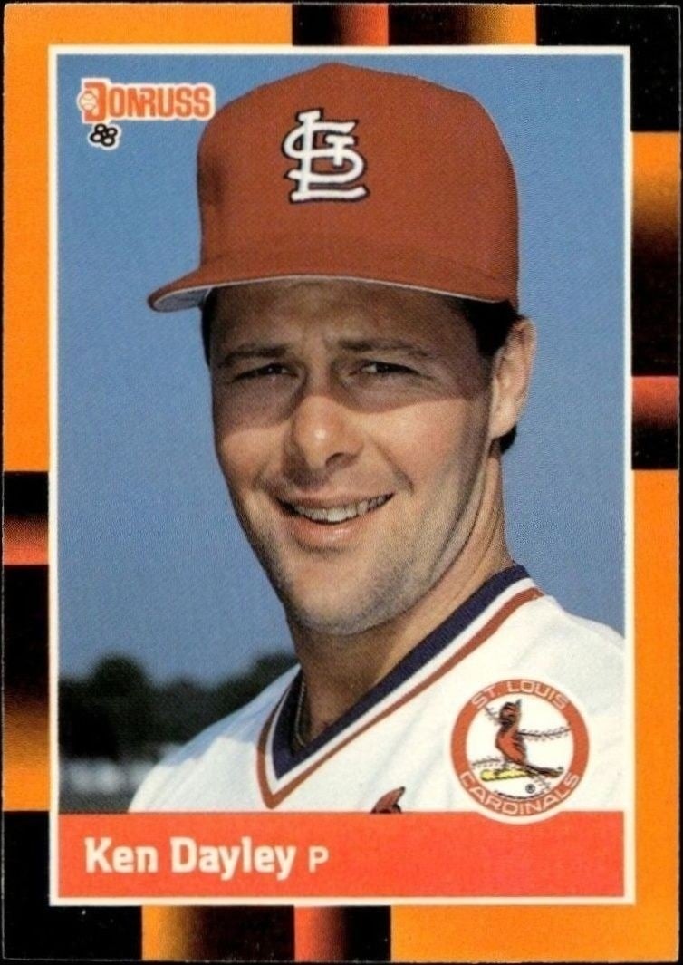 Ken Dayley 1988 Donruss Baseball's Best #299 Baseball Trading Card - Front 1988 Donruss Baseball's Best Ken Dayley #299 baseball trading card front