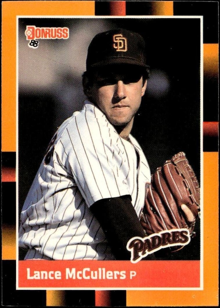 Lance McCullers 1988 Donruss Baseball's Best #210 Baseball Trading Card - Front 1988 Donruss Baseball's Best Lance McCullers #210 baseball trading card front