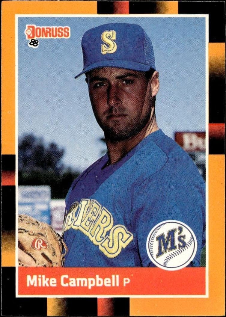 Mike Campbell 1988 Donruss Baseball's Best #163 Baseball Trading Card - Front 1988 Donruss Baseball's Best Mike Campbell #163 baseball trading card front