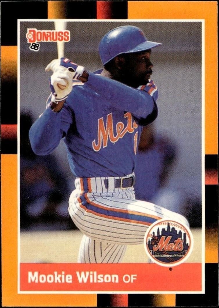 Mookie Wilson 1988 Donruss Baseball's Best #208 Baseball Trading Card - Front 1988 Donruss Baseball's Best Mookie Wilson #208 baseball trading card front