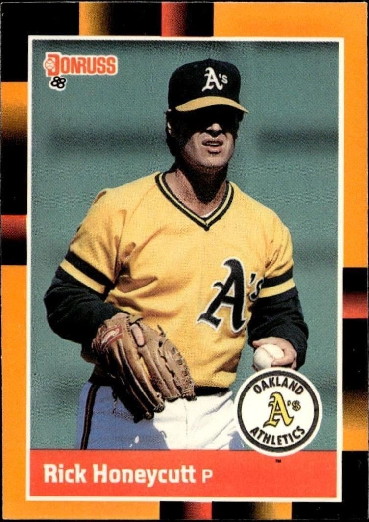 Rick Honeycutt 1988 Donruss Baseball's Best #211 Baseball Trading Card - Front 1988 Donruss Baseball's Best Rick Honeycutt #211 baseball trading card front