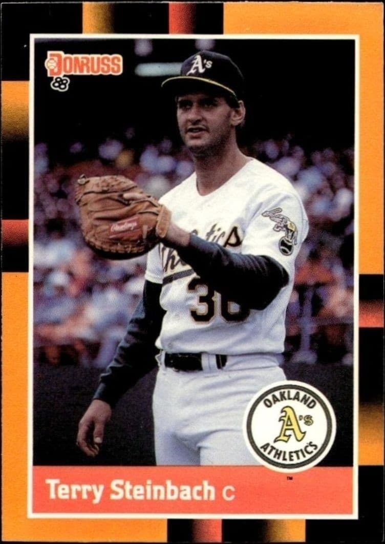 1988 Donruss Baseball's Best Terry Steinbach #78 trading card