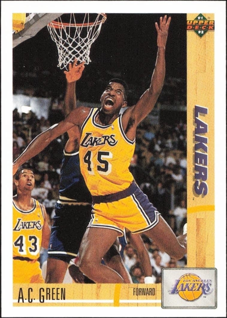 1991-92 Upper-Deck A.C. Green #177 trading card