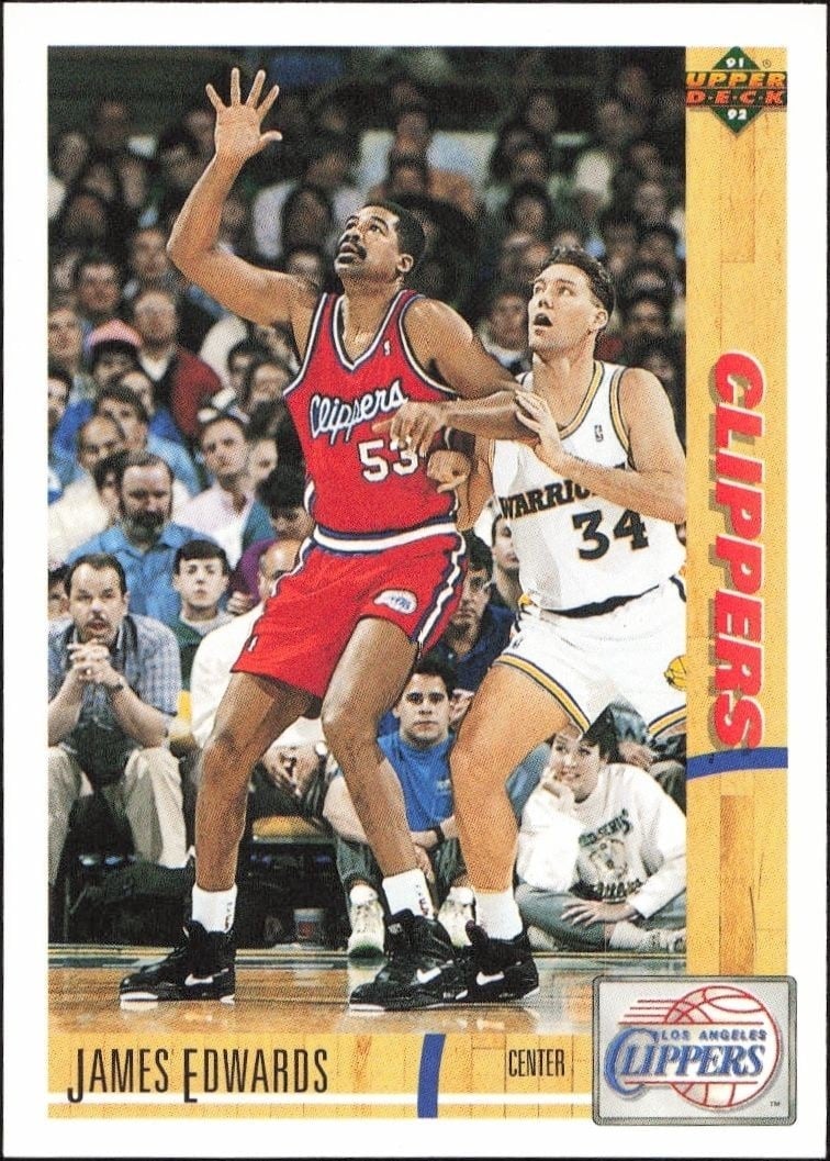 1991-92 Upper-Deck James Edwards #416 trading card
