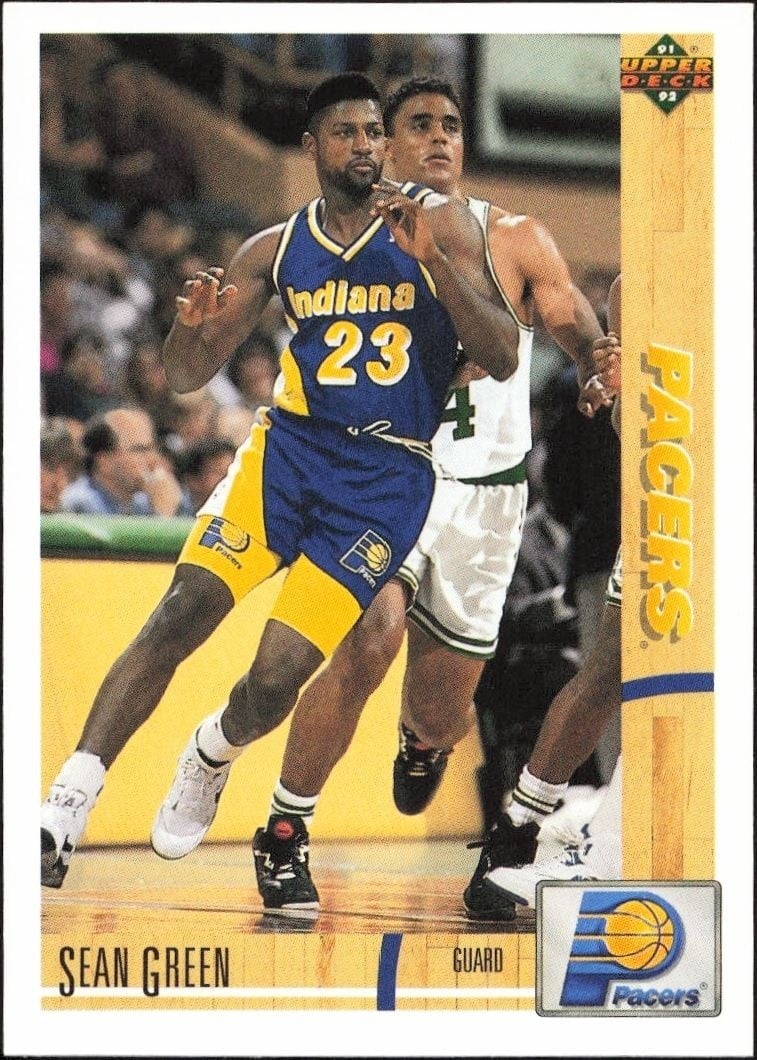 1991-92 Upper-Deck Sean Green #421 trading card